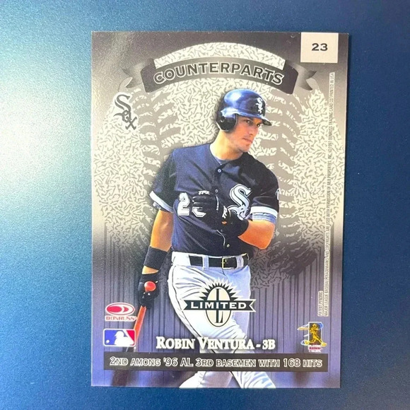 Chipper Jones Robin Ventura Counterparts Limited Exposure 1997 Donruss Limited - Picture 2 of 2